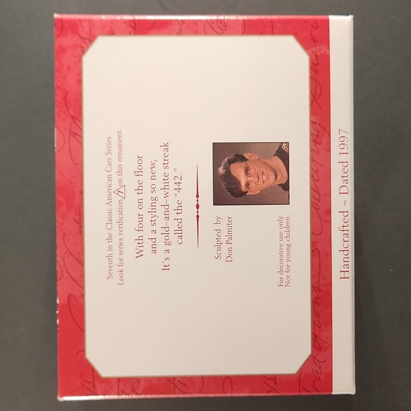 1969 Hurst Oldsmobile 442 Collector's Series Ornament VTG 1997 GM - Picture 14 of 17